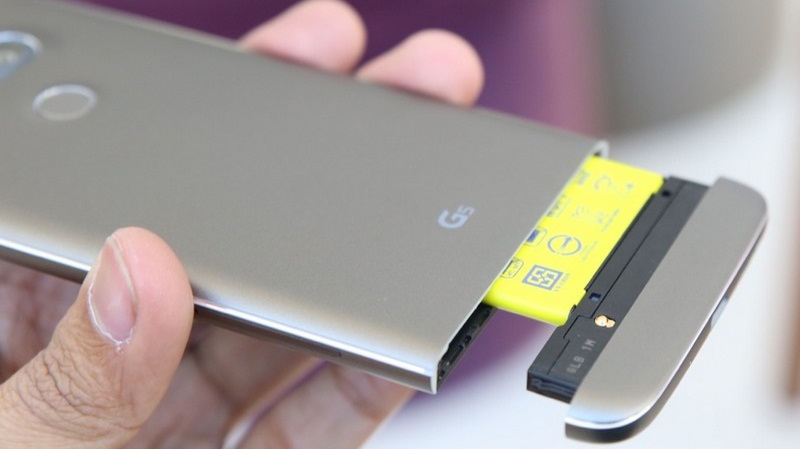 Viên pin chuẩn Li-ion 2800mAh của lg g5 đã hoạt động rất tốt.